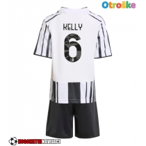 Otroške Nogometnih dresov Juventus Lloyd Kelly #6 Domači 2025-26 Kratki rokavi (+ hlače)